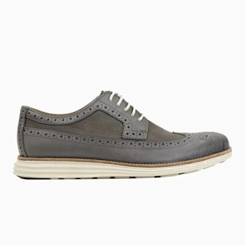 Cole Haan Men's Lunargrand Long Wing Oxfords Size 12